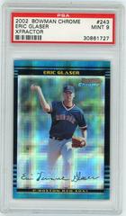 Eric Glaser [Xfractor] #243 Baseball Cards 2002 Bowman Chrome Prices