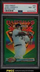 Jose Canseco [Refractor] Baseball Cards 1993 Finest Prices