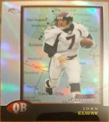 John Elway [Interstate Refractors] #100 Football Cards 1998 Bowman Chrome Prices