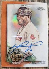 David Ortiz [Orange] #AGA-DO Baseball Cards 2022 Topps Allen & Ginter Chrome Autographs Prices