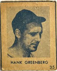 Hank Greenberg [Hand Cut] Baseball Cards 1948 R346 Blue Tint Prices