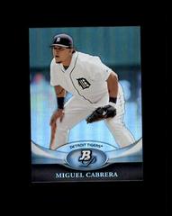 Miguel Cabrera Baseball Cards 2011 Bowman Platinum Prices