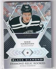 Mike Hardman [Single] #BDR-MH Hockey Cards 2021 Upper Deck Black Diamond Rookie Relic Prices