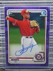 Sammy Infante [Purple] Baseball Cards 2020 Bowman Draft Prices