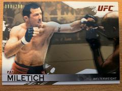 Pat Miletich [Gold] #7 Ufc Cards 2010 Topps UFC Knockout Prices