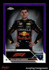Max Verstappen [Purple Refractor] #1 Racing Cards 2023 Topps Chrome Formula 1 Prices
