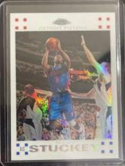 Rodney Stuckey [White Refractor] #114 Basketball Cards 2007 Topps Chrome Prices