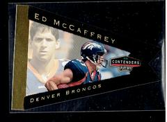 Ed McCaffrey [Gold Foil] Football Cards 1998 Playoff Contenders Pennants Prices