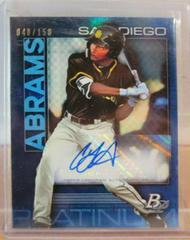 CJ Abrams [Autograph Blue] #TOP-10 Baseball Cards 2020 Bowman Platinum Top Prospects Prices