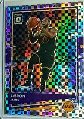 LeBron James [Checkerboard] Basketball Cards 2020 Panini Donruss Optic Prices