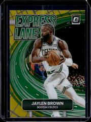 Jaylen Brown [Gold] #21 Basketball Cards 2022 Panini Donruss Optic Express Lane Prices