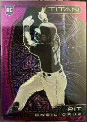 Oneil Cruz [Purple Mojo] #3 Baseball Cards 2022 Panini Chronicles Titan Prices