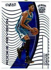 Anthony Davis [Arms Up Blue] #119 Basketball Cards 2015 Panini Clear Vision Prices