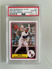 Don Mattingly [No Slash] #32 Baseball Cards 1987 Boardwalk & Baseball Prices