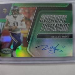 Kellen Mond [Green] Football Cards 2022 Panini Certified Potential Signatures Prices
