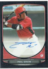 Phil Ervin [Black Wave Refractor] #BCAPE Baseball Cards 2013 Bowman Chrome Draft Picks & Prospects Autographs Prices