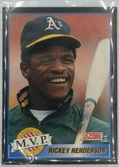 Rickey Henderson #875 Baseball Cards 1991 Score Prices