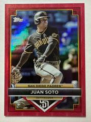 Juan Soto [Red] #42 Baseball Cards 2023 Topps Flagship Collection Prices