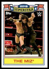 The Miz def. Roman Reigns Wrestling Cards 2021 Topps Heritage WWE Superstar Tribute The Miz Prices