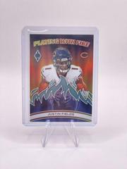 Justin Fields [Teal] #PWF-10 Football Cards 2023 Panini Phoenix Playing with Fire Prices