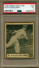 Slick Castleman #36 Baseball Cards 1936 World Wide Gum Prices