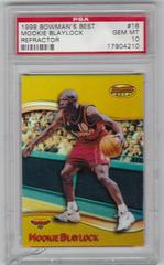 Mookie Blaylock Refractor Basketball Cards 1998 Bowman's Best Prices