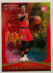 Dennis Schroder [Red] Basketball Cards 2017 Panini Ascension Prices