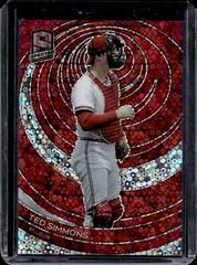 Ted Simmons [Red Disco] Baseball Cards 2023 Panini Chronicles Spectra Prices