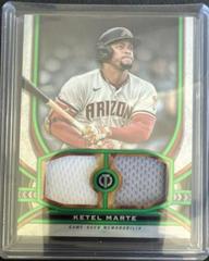 Ketel Marte [Green] #DR-KM Baseball Cards 2023 Topps Tribute Dual Relics Prices