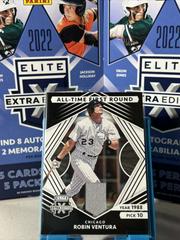 Robin Ventura Baseball Cards 2022 Panini Elite Extra Edition All Time First Round Materials Prices