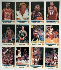 Olajuwon, Bird, Jordan Basketball Cards 1990 Panini Sticker Prices
