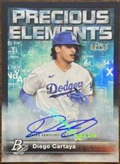 Diego Cartaya [Autograph] Baseball Cards 2023 Bowman Platinum Precious Elements Prices