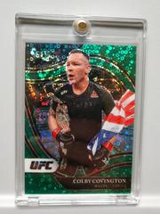 Colby Covington [Green Disco] Ufc Cards 2021 Panini Select UFC Prices