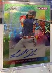 Michael Harris II [Green Laser] #BA-MH1 Baseball Cards 2023 Leaf Vivid Autograph Prices