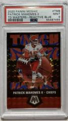 Patrick Mahomes II [Reactive Blue] #TM8 Football Cards 2020 Panini Mosaic Touchdown Masters Prices