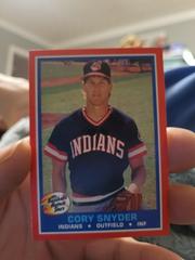 Cory Snyder Baseball Cards 1987 Fleer Hottest Stars Prices