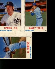 Al Cowens, Manny Trillo, Sparky Lyle [L Panel Hand Cut] Baseball Cards 1978 Hostess Prices