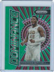 Donovan Mitchell [Green Prizm] #5 Basketball Cards 2023 Panini Prizm Dominance Prices