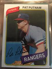 Pat Putnam #22 Baseball Cards 1980 Topps Prices