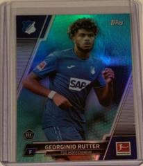 Georginio Rutter [Aqua Foil] Soccer Cards 2021 Topps Bundesliga Prices