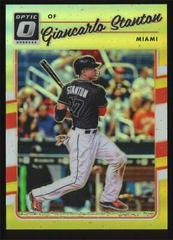 Giancarlo Stanton [Gold] Baseball Cards 2017 Panini Donruss Optic Prices