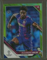 Alejandro Balde [Yellow] #164 Soccer Cards 2021 Topps UEFA Champions League Prices