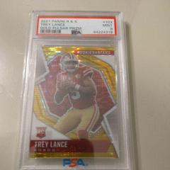 Trey Lance [Gold Pulsar Prizm] #103 Football Cards 2021 Panini Rookies and Stars Prices