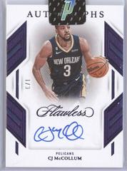 CJ McCollum [Amethyst] #50 Basketball Cards 2022 Panini Flawless Autograph Prices