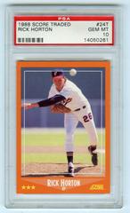 Rick Horton #24T Baseball Cards 1988 Score Traded Prices
