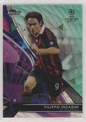 Filippo Inzaghi [Aqua] Soccer Cards 2021 Topps Finest UEFA Champions League Prices