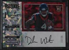 Deshaun Watson [Autograph Cracked Ice] #342 Football Cards 2017 Panini Contenders Prices