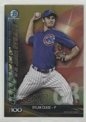 Dylan Cease [Gold Refractor] #BTP-63 Baseball Cards 2017 Bowman Scouts' Top 100 Prices