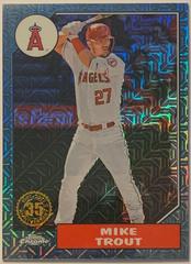 Mike Trout [Blue] Baseball Cards 2022 Topps Update 1987 Chrome Prices