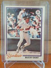 Bucky Dent #164 Baseball Cards 1978 O Pee Chee Prices